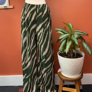 All Over Zebra Print Pants- Red and Green select sizes